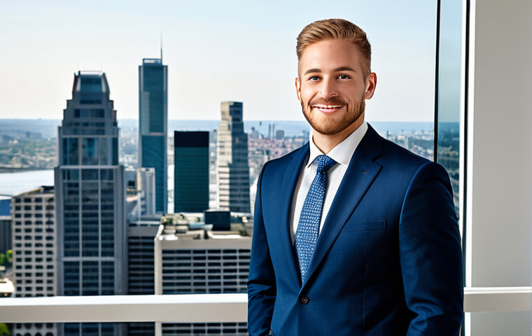 **

"A confident CPA, fully clothed in a tailored business suit, standing in a modern office overlooking a city skyline, appropriate attire, safe for work, perfect anatomy, natural proportions, professional photography, corporate headshot, modest, family-friendly."

**